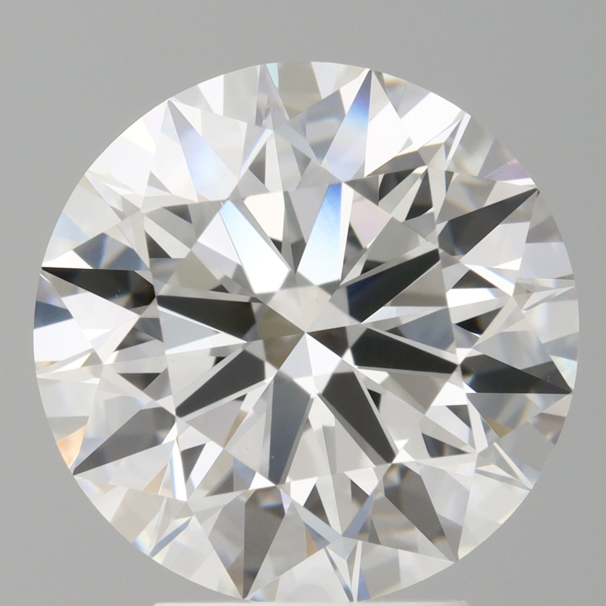 4.10 Carat Round Shaped, Ideal Cut, E Color, VVS2 Clarity, IGI Certified Lab Grown Diamond