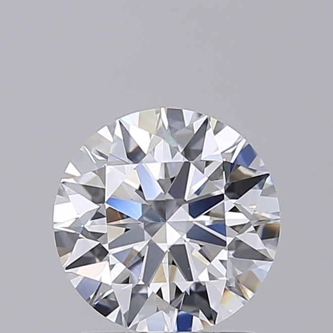 1.51 Carat Round Shaped, Ideal Cut, D Color, VVS2 Clarity, IGI Certified Lab Grown Diamond