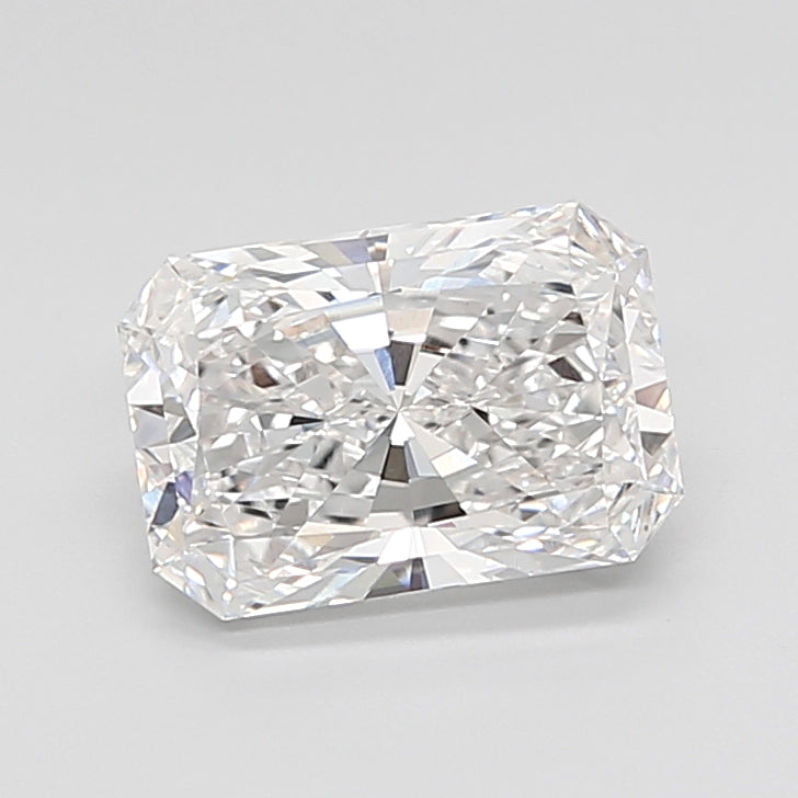 3.54 Carat Radiant Shaped, Ideal Cut, D Color, VVS2 Clarity, IGI Certified Lab Grown Diamond