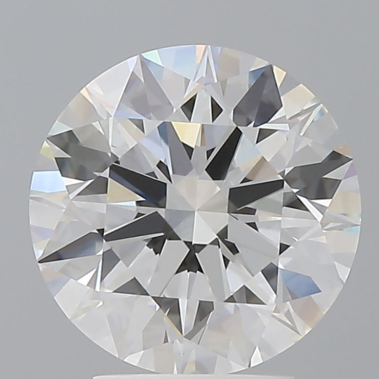 3.58 Carat Round Shaped, Ideal Cut, E Color, VVS2 Clarity, IGI Certified Lab Grown Diamond