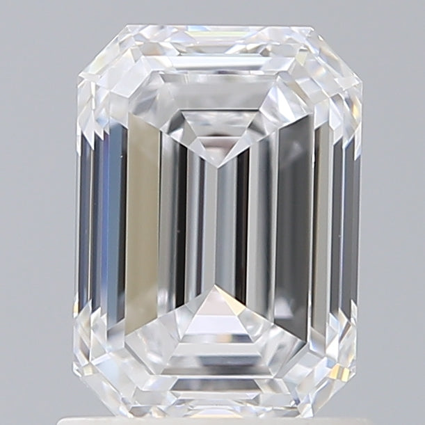 1.51 Carat Emerald Shaped, Ideal Cut, D Color, VVS2 Clarity, IGI Certified Lab Grown Diamond