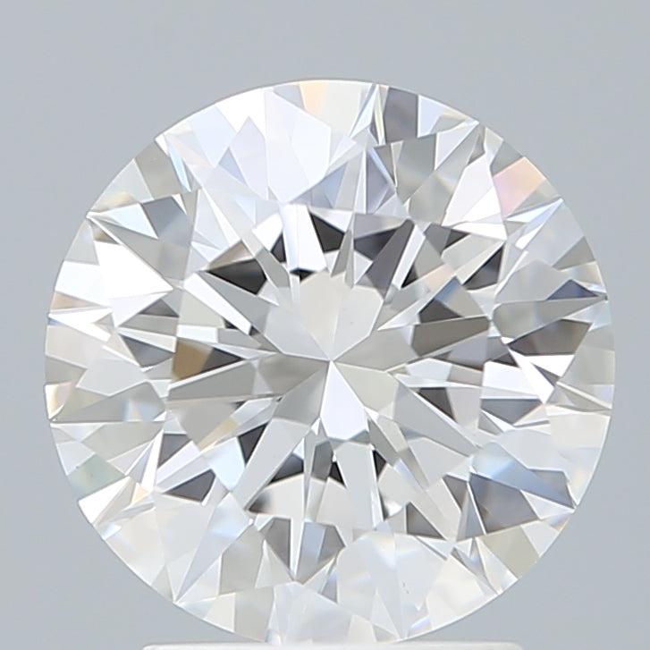 2.60 Carat Round Shaped, Excellent Cut, D Color, VVS2 Clarity, IGI Certified Lab Grown Diamond