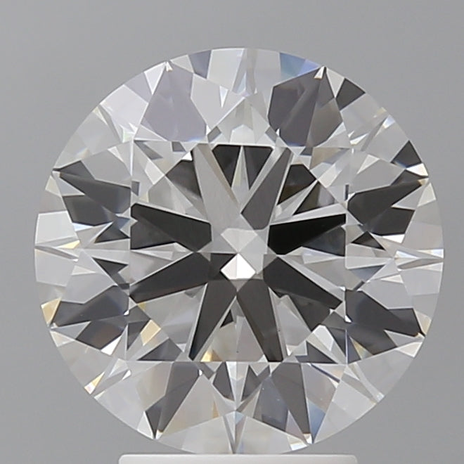 4.02 Carat Round Shaped, Ideal Cut, E Color, VVS2 Clarity, IGI Certified Lab Grown Diamond