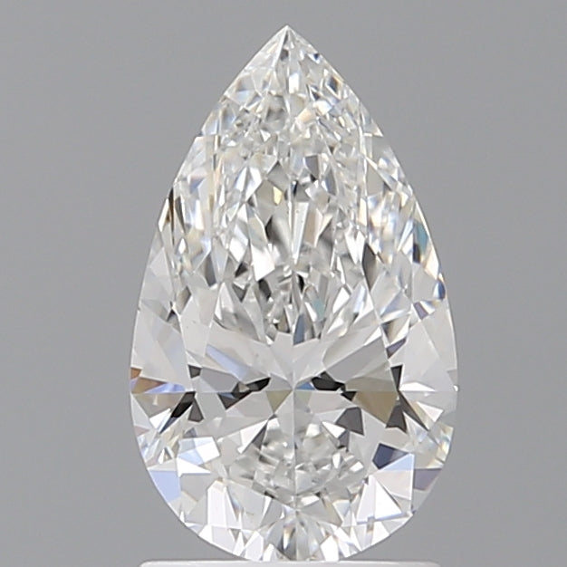1.60 Carat Pear Shaped, Ideal Cut, E Color, VVS2 Clarity, IGI Certified Lab Grown Diamond