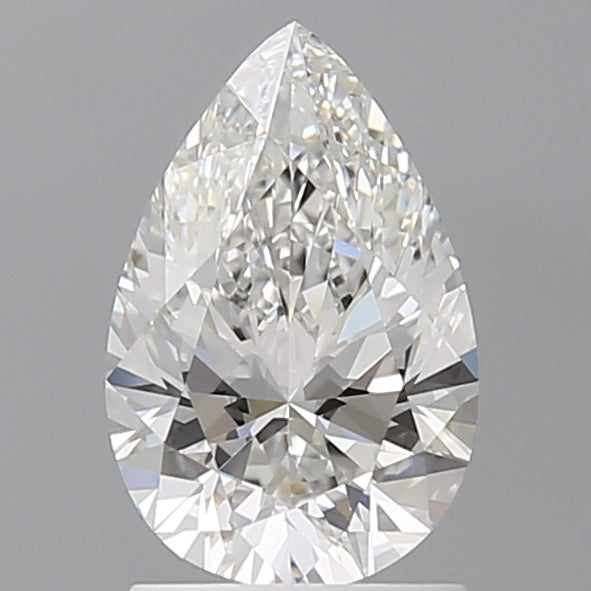 1.58 Carat Pear Shaped, Ideal Cut, F Color, VVS2 Clarity, IGI Certified Lab Grown Diamond