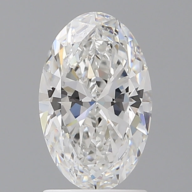 1.59 Carat Oval Shaped, Ideal Cut, D Color, VVS2 Clarity, IGI Certified Lab Grown Diamond