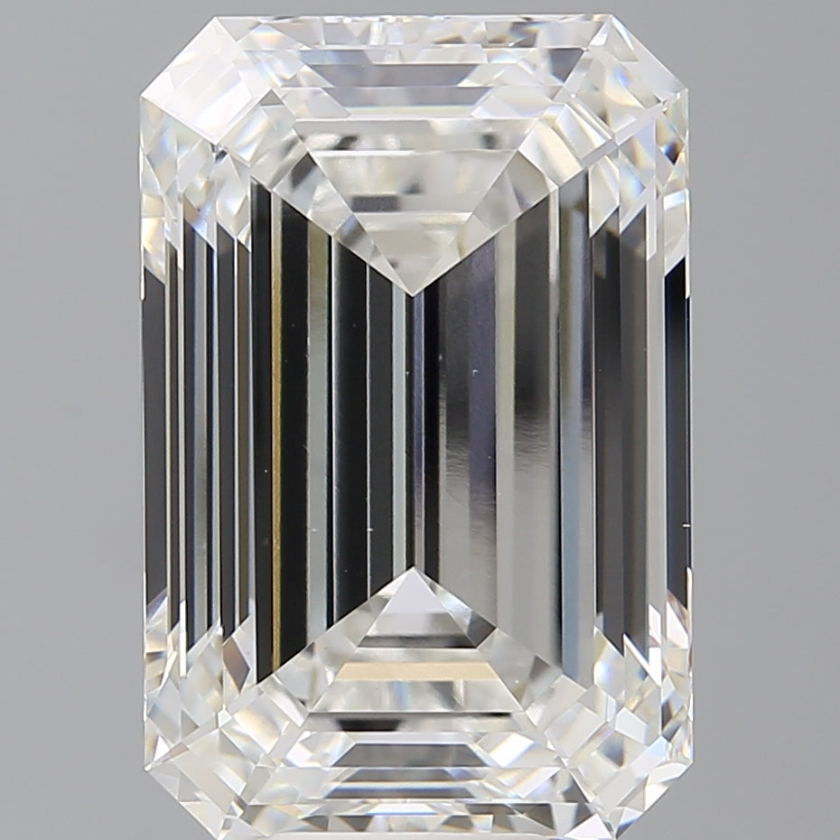 12.05 Carat Emerald Shaped, Ideal Cut, F Color, VS1 Clarity, IGI Certified Lab Grown Diamond