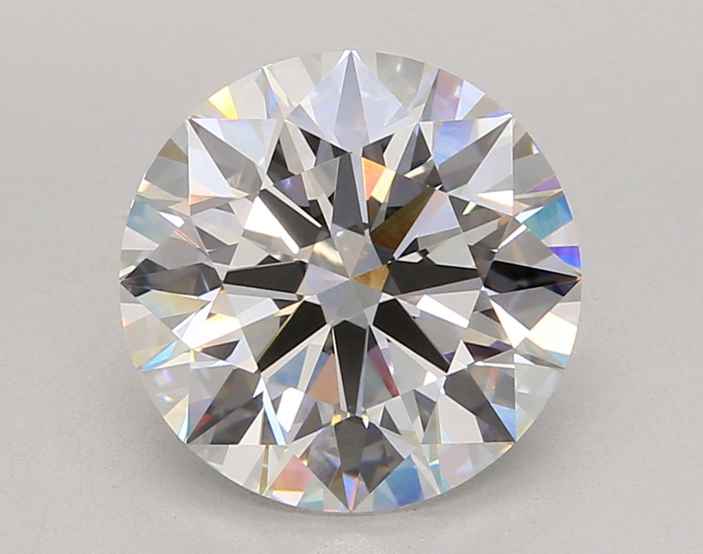 5.04 Carat Round Shaped, Ideal Cut, E Color, VVS2 Clarity, IGI Certified Lab Grown Diamond