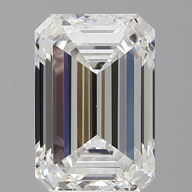4.04 Carat Emerald Shaped, Ideal Cut, D Color, VS1 Clarity, IGI Certified Lab Grown Diamond