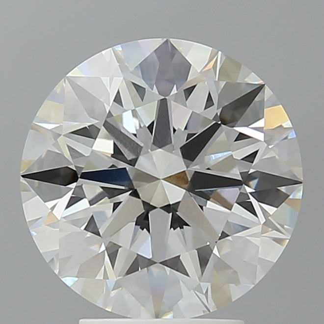 4.04 Carat Round Shaped, Ideal Cut, E Color, VVS2 Clarity, IGI Certified Lab Grown Diamond