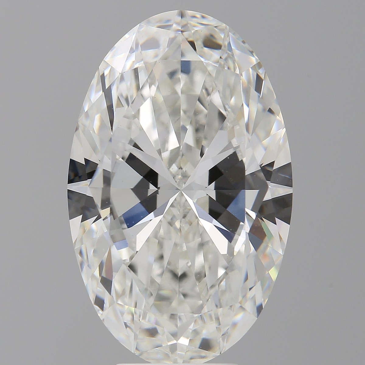 8.00 Carat Oval Shaped, Ideal Cut, F Color, VVS2 Clarity, IGI Certified Lab Grown Diamond