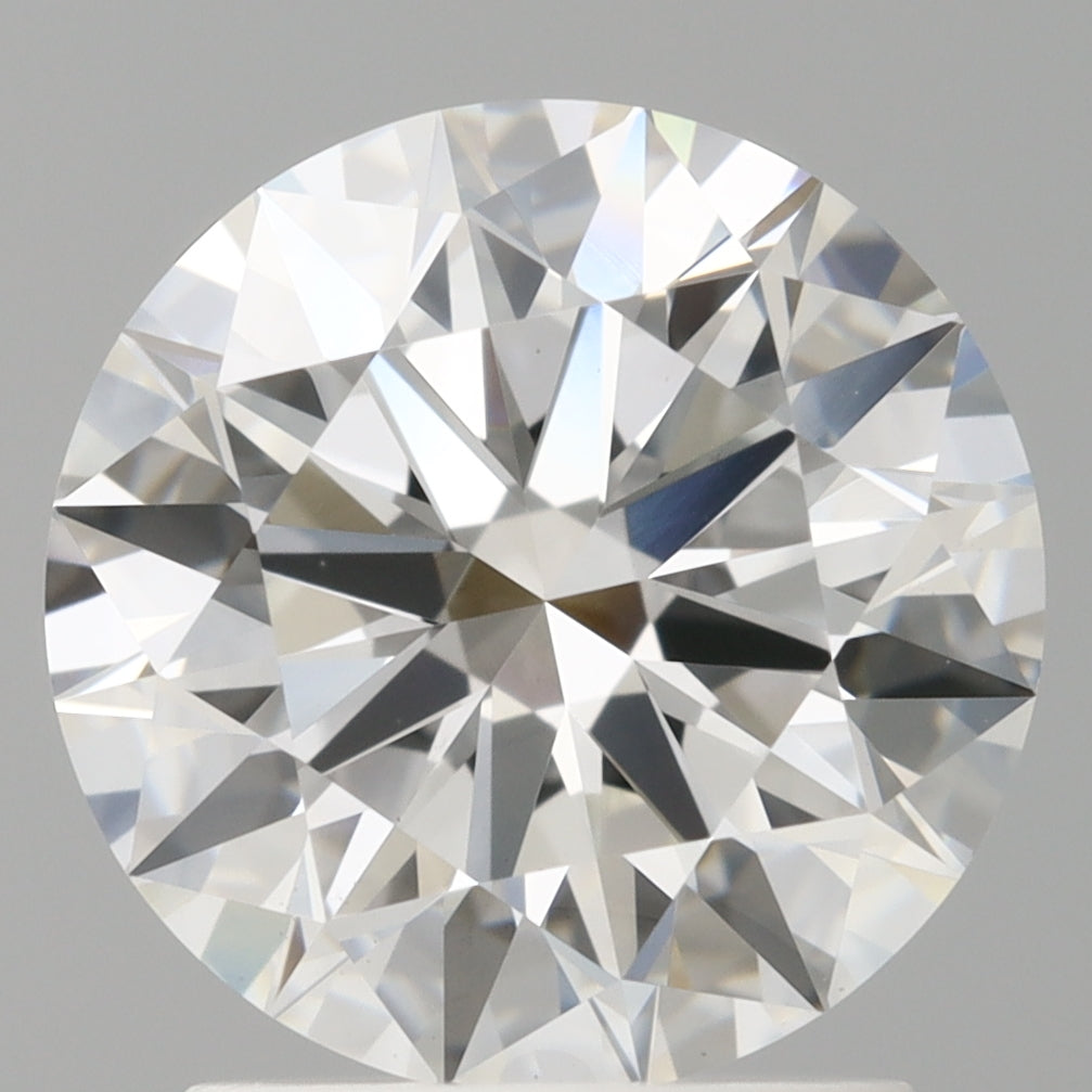 2.07 Carat Round Shaped, Ideal Cut, E Color, VVS2 Clarity, IGI Certified Lab Grown Diamond
