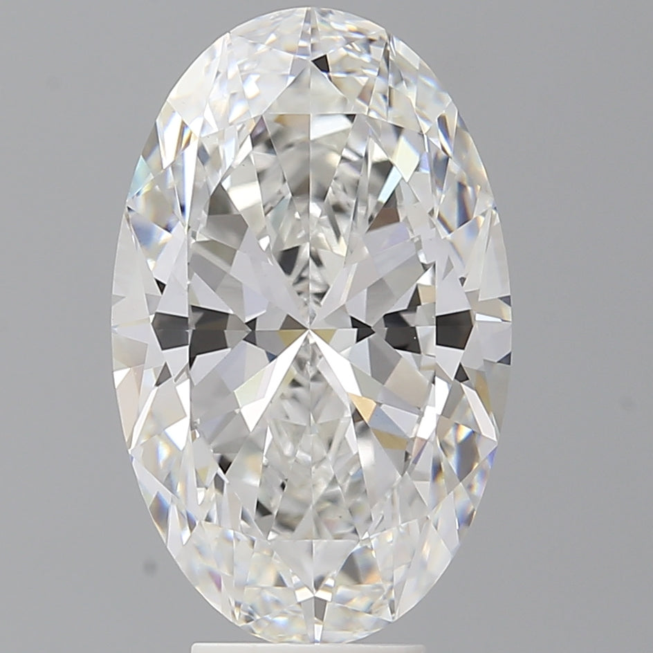 6.59 Carat Oval Shaped, Ideal Cut, E Color, VVS2 Clarity, IGI Certified Lab Grown Diamond