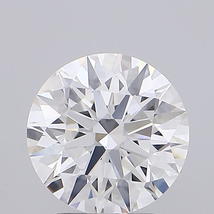 2.12 Carat Round Shaped, Ideal Cut, E Color, VVS2 Clarity, IGI Certified Lab Grown Diamond