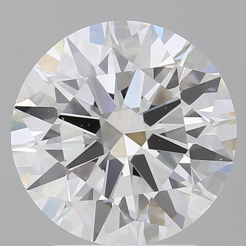 3.00 Carat Round Shaped, Ideal Cut, E Color, VVS2 Clarity, IGI Certified Lab Grown Diamond