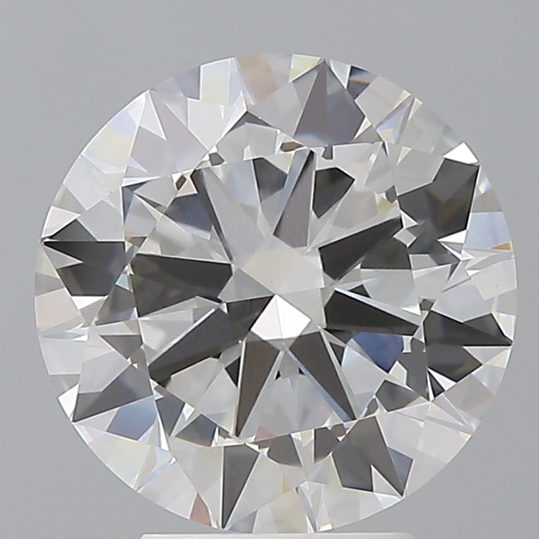 4.03 Carat Round Shaped, Excellent Cut, E Color, VVS2 Clarity, IGI Certified Lab Grown Diamond