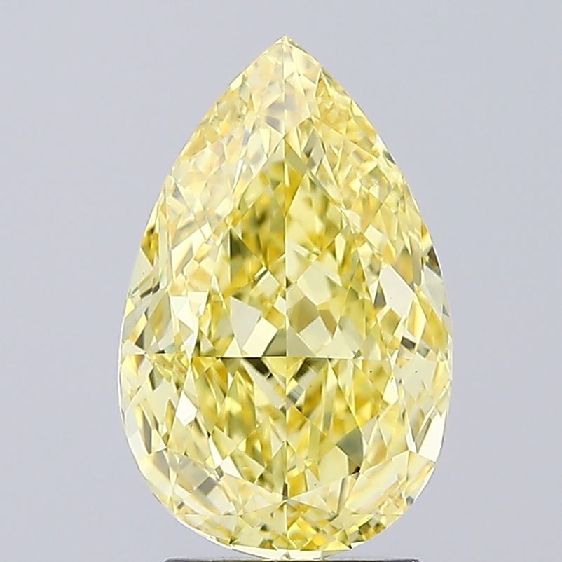 3.15 Carat Pear Shaped, Ideal Cut, VS1 Clarity, IGI Certified Lab Grown Diamond