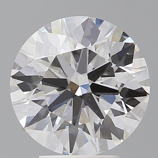4.08 Carat Round Shaped, Ideal Cut, E Color, VVS2 Clarity, IGI Certified Lab Grown Diamond