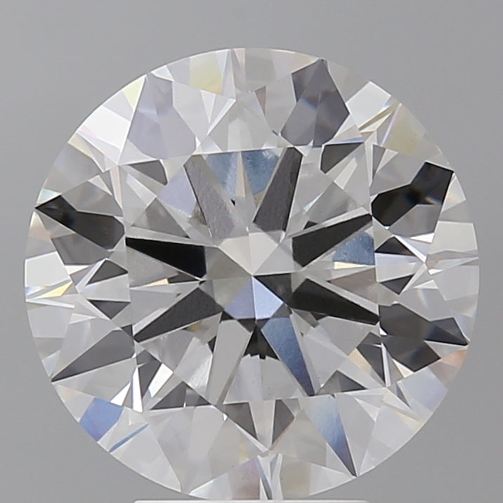 5.58 Carat Round Shaped, Ideal Cut, E Color, VVS2 Clarity, IGI Certified Lab Grown Diamond