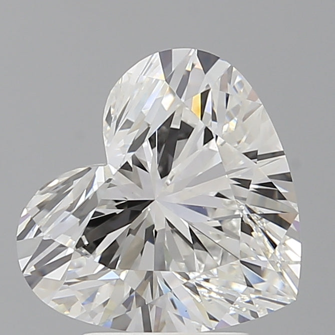 3.55 Carat Heart Shaped, Ideal Cut, F Color, VVS2 Clarity, IGI Certified Lab Grown Diamond
