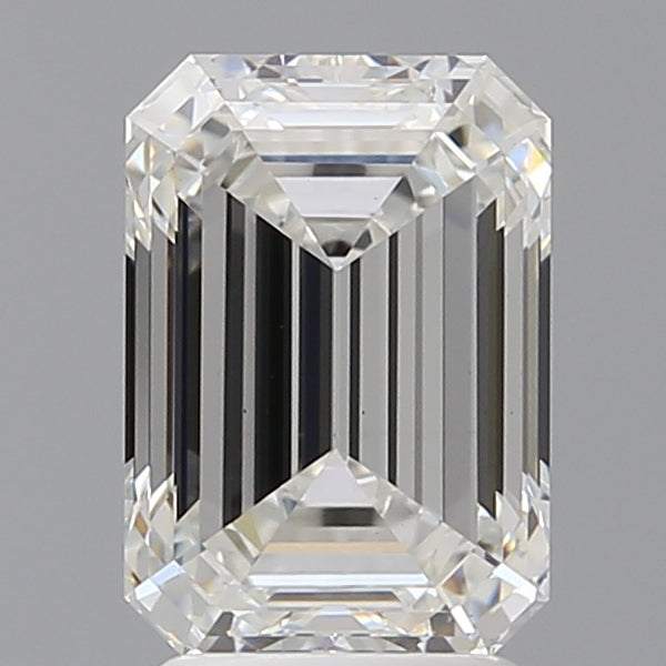 3.05 Carat Emerald Shaped, Ideal Cut, F Color, VS1 Clarity, IGI Certified Lab Grown Diamond