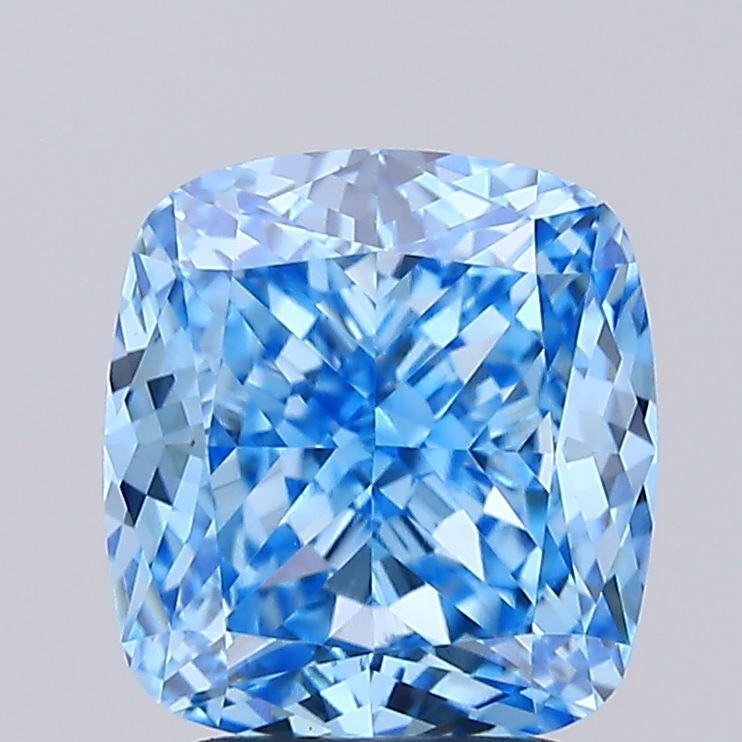 3.04 Carat Cushion Shaped, Ideal Cut, VVS2 Clarity, IGI Certified Lab Grown Diamond