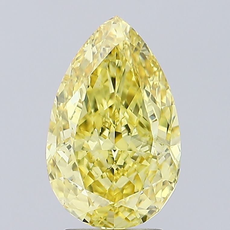 3.66 Carat Pear Shaped, Ideal Cut, VS2 Clarity, IGI Certified Lab Grown Diamond