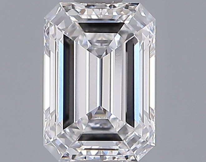 1.02 Carat Emerald Shaped, Ideal Cut, D Color, VVS1 Clarity, IGI Certified Lab Grown Diamond