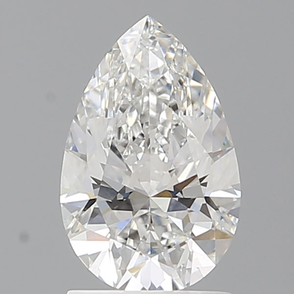 1.58 Carat Pear Shaped, Ideal Cut, E Color, VVS2 Clarity, IGI Certified Lab Grown Diamond
