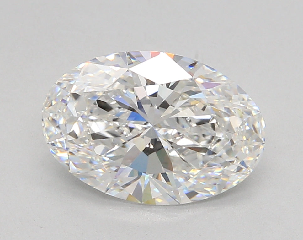 3.03 Carat Oval Shaped, Ideal Cut, D Color, VVS2 Clarity, IGI Certified Lab Grown Diamond