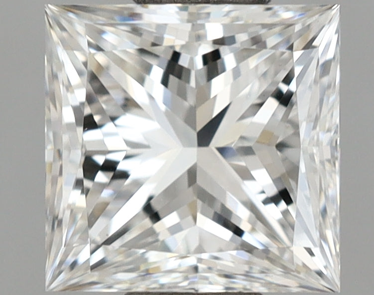 1.03 Carat Princess Shaped, Ideal Cut, E Color, VVS2 Clarity, IGI Certified Lab Grown Diamond