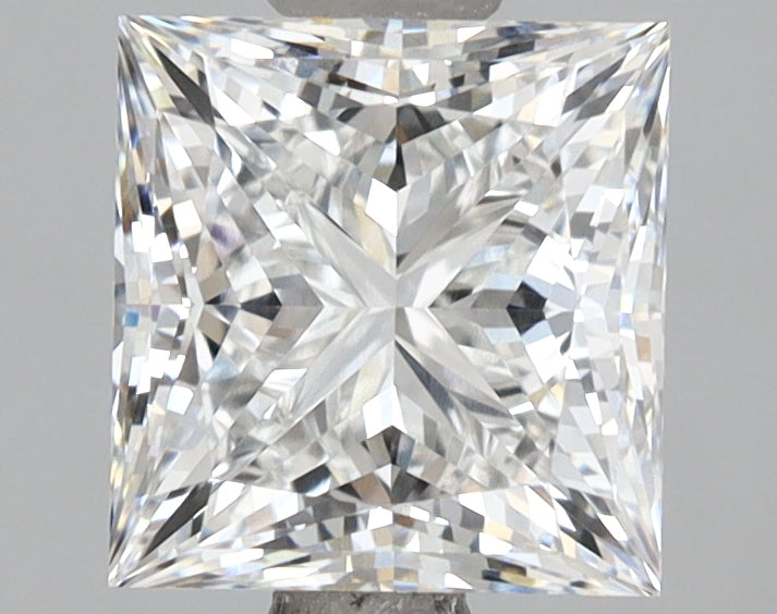 2.08 Carat Princess Shaped, Ideal Cut, E Color, IF Clarity, IGI Certified Lab Grown Diamond