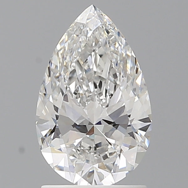1.60 Carat Pear Shaped, Ideal Cut, E Color, VVS2 Clarity, IGI Certified Lab Grown Diamond