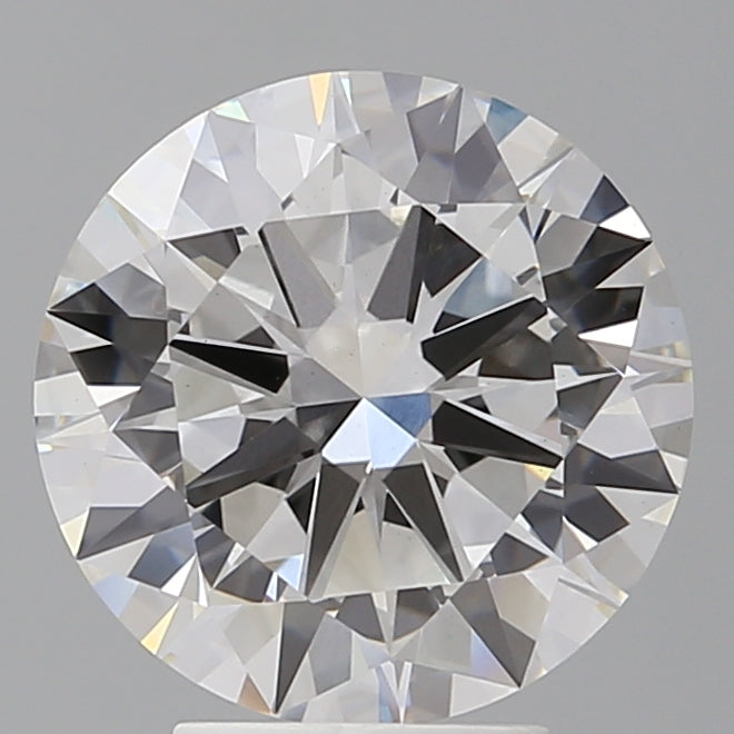 4.05 Carat Round Shaped, Excellent Cut, F Color, VS1 Clarity, IGI Certified Lab Grown Diamond