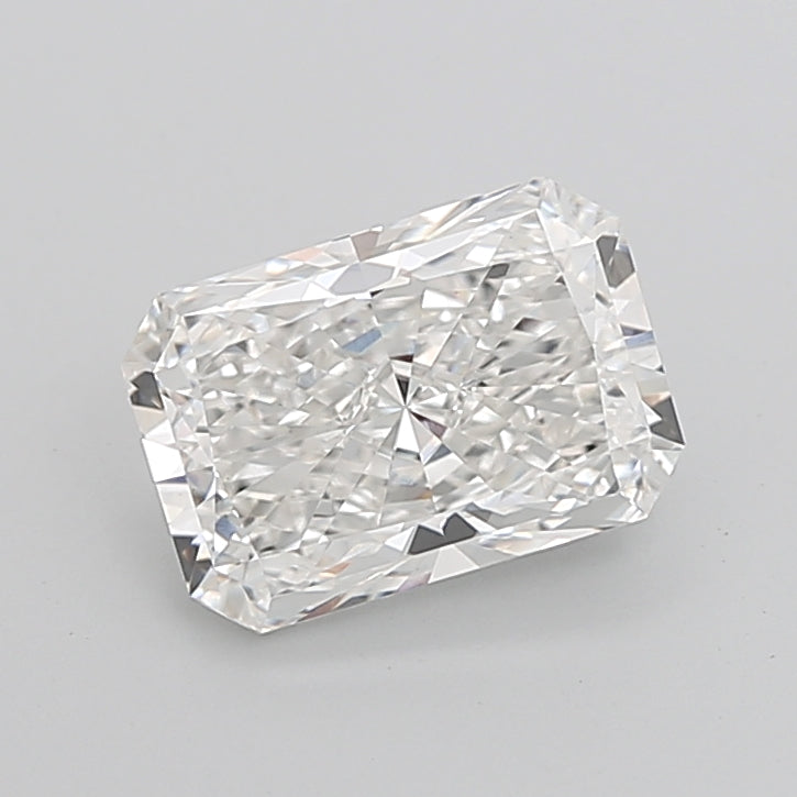 5.10 Carat Radiant Shaped, Ideal Cut, F Color, VVS2 Clarity, IGI Certified Lab Grown Diamond