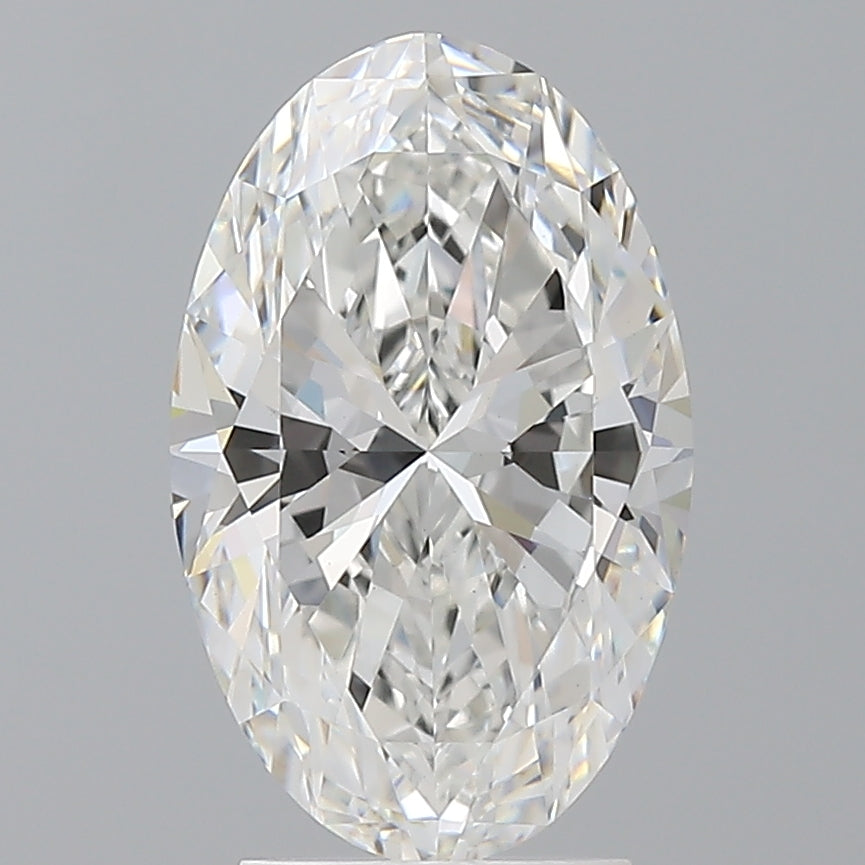 3.10 Carat Oval Shaped, Ideal Cut, F Color, VS1 Clarity, IGI Certified Lab Grown Diamond