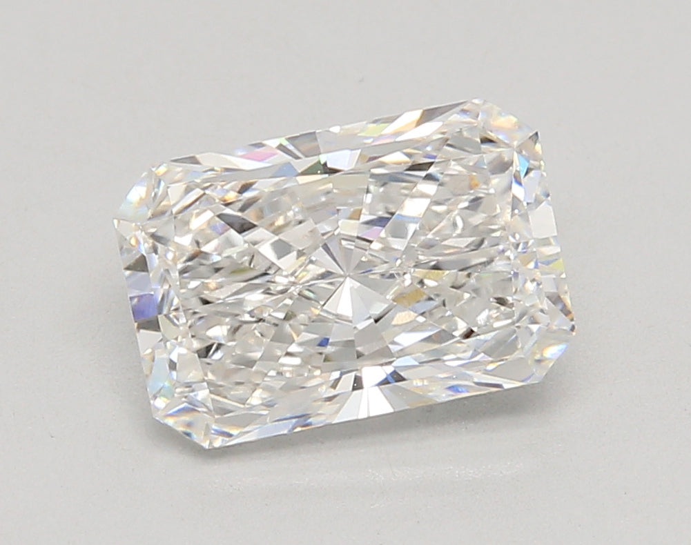 3.06 Carat Radiant Shaped, Ideal Cut, E Color, VVS1 Clarity, IGI Certified Lab Grown Diamond