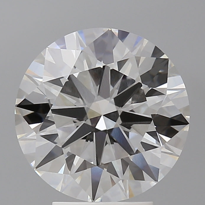 4.01 Carat Round Shaped, Ideal Cut, F Color, VVS2 Clarity, IGI Certified Lab Grown Diamond