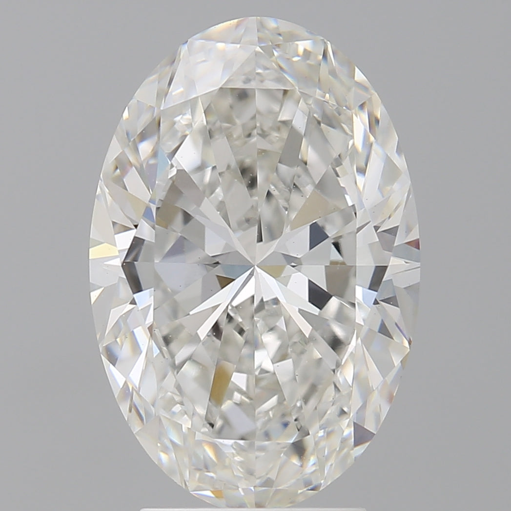 4.03 Carat Oval Shaped, Ideal Cut, F Color, VVS2 Clarity, IGI Certified Lab Grown Diamond