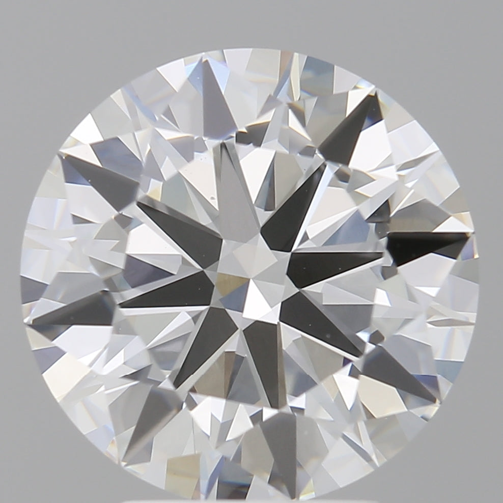 4.03 Carat Round Shaped, Ideal Cut, E Color, VVS2 Clarity, IGI Certified Lab Grown Diamond