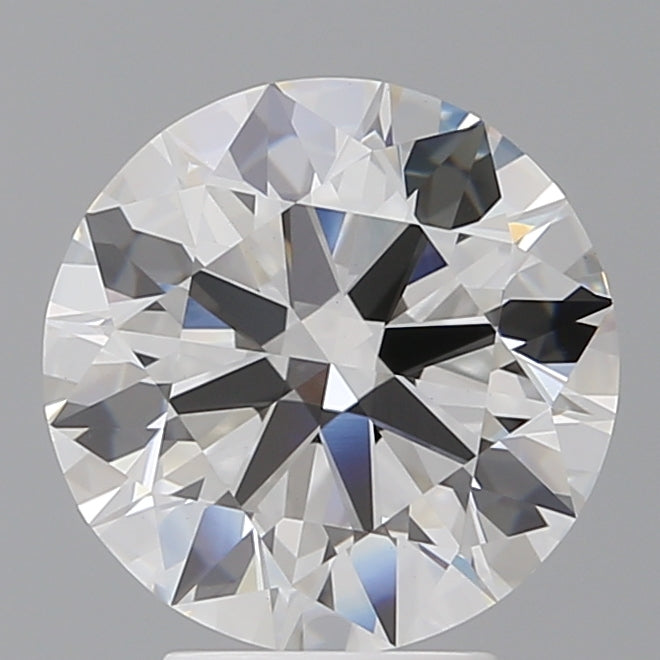 4.02 Carat Round Shaped, Ideal Cut, E Color, VVS2 Clarity, IGI Certified Lab Grown Diamond
