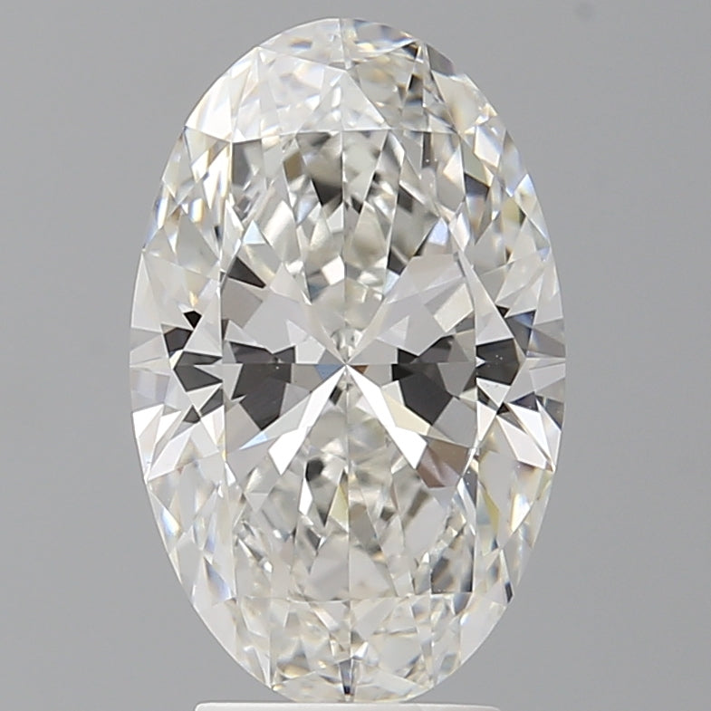 3.58 Carat Oval Shaped, Ideal Cut, F Color, VVS2 Clarity, IGI Certified Lab Grown Diamond