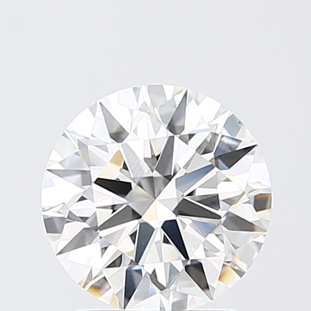 2.06 Carat Round Shaped, Ideal Cut, E Color, VVS2 Clarity, IGI Certified Lab Grown Diamond