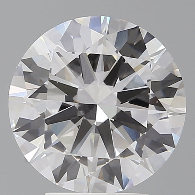 3.85 Carat Round Shaped, Excellent Cut, E Color, VVS2 Clarity, IGI Certified Lab Grown Diamond