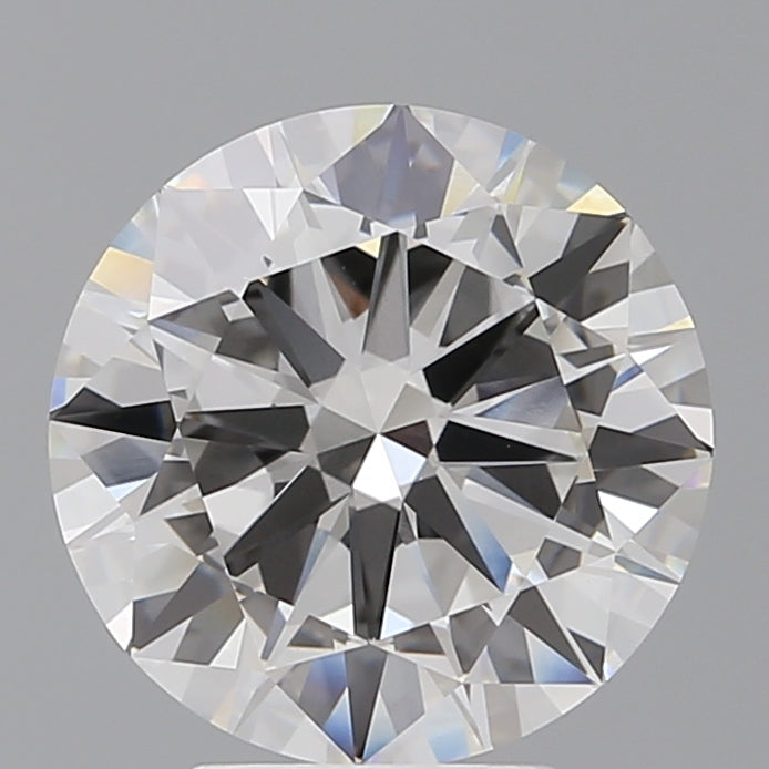 4.42 Carat Round Shaped, Excellent Cut, E Color, VVS2 Clarity, IGI Certified Lab Grown Diamond
