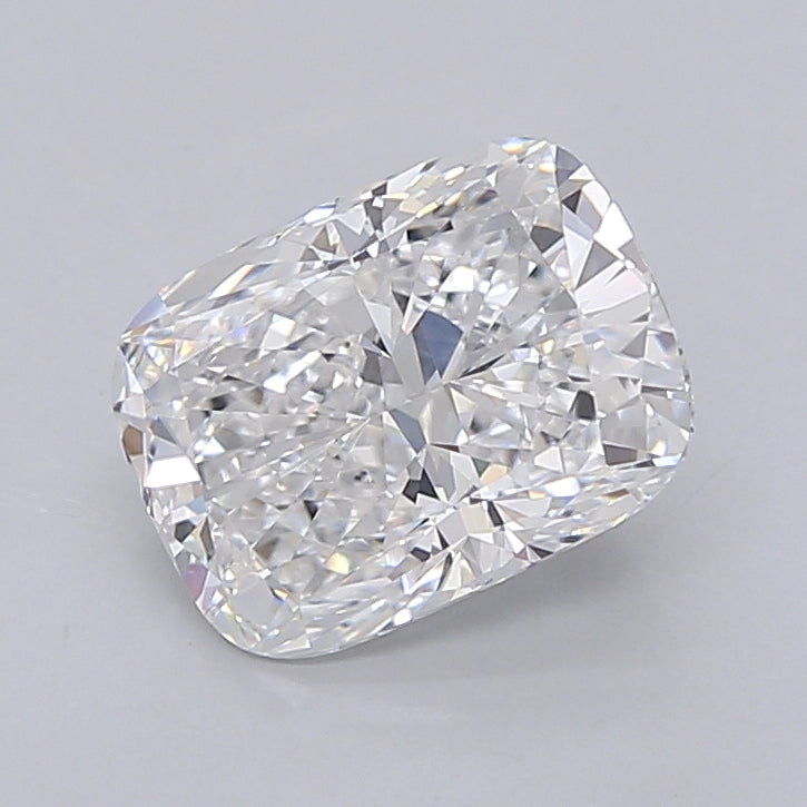 2.05 Carat Cushion Shaped, Ideal Cut, E Color, VVS2 Clarity, IGI Certified Lab Grown Diamond