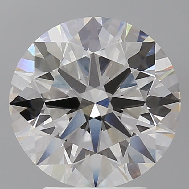 3.53 Carat Round Shaped, Ideal Cut, F Color, VVS2 Clarity, IGI Certified Lab Grown Diamond