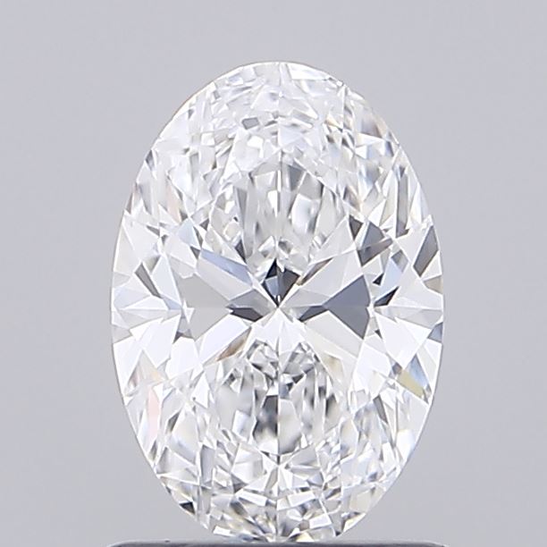1.00 Carat Oval Shaped, Ideal Cut, D Color, FL Clarity, IGI Certified Lab Grown Diamond