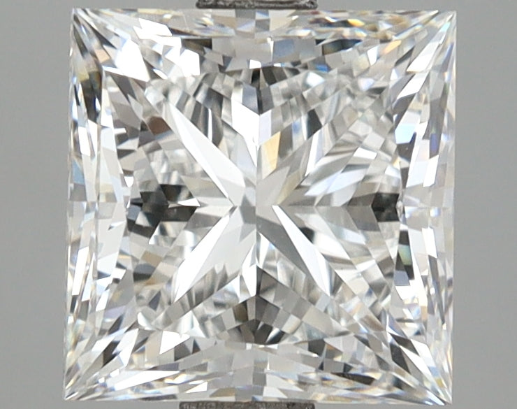 3.02 Carat Princess Shaped, Ideal Cut, E Color, VVS2 Clarity, IGI Certified Lab Grown Diamond