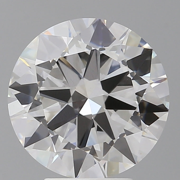 4.56 Carat Round Shaped, Excellent Cut, F Color, VVS2 Clarity, IGI Certified Lab Grown Diamond